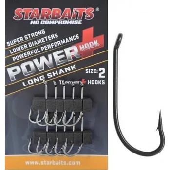 Rybářský háček Starbaits Power Hook Long shang 8