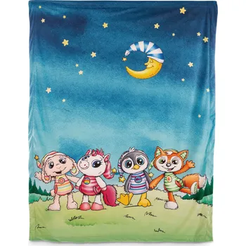 plyšák Plyšová deka Tučňák ospalec Pingulini cca 140x175cm