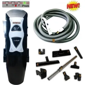 Vysavač Centrální vysavače Praha - Akční set GLOBOVAC PUMA JUMBO PLUS s regulací výkonu na hadici a LED indikací