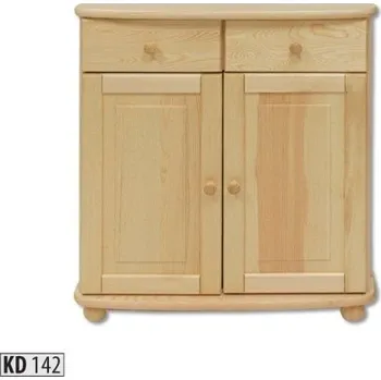 Nábytek ImportWorld Komoda Sandra masiv v92 x š85 x h42 cm (Barva dřeva: Olše)