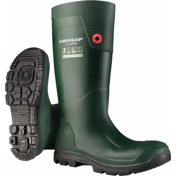 Pánské holínky Holinky Dunlop Purofort Fieldpro/Terrapro O4 - zelená - 46