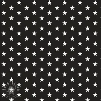 Bavlněná látka Petit stars black