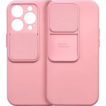 Beweare SLIDE kryt s krytkou na čočku na iPhone 11 Pro - růžový