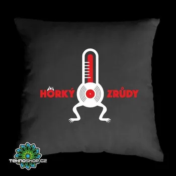 Dekorativní polštářek TEKNOSHOP Horký Zrůdy polštářek s potiskem červený