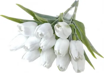 Umělá květina Umělé tulipány s listem 6 ks