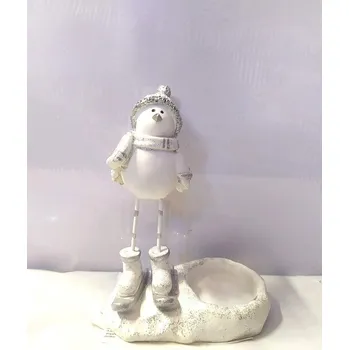 Vánoční dekorace Dekorace ptáček na svíčku (Pták, svícen)