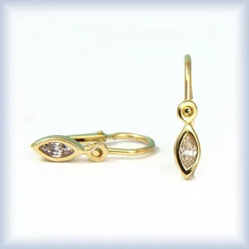 Náušnice bílé zlato