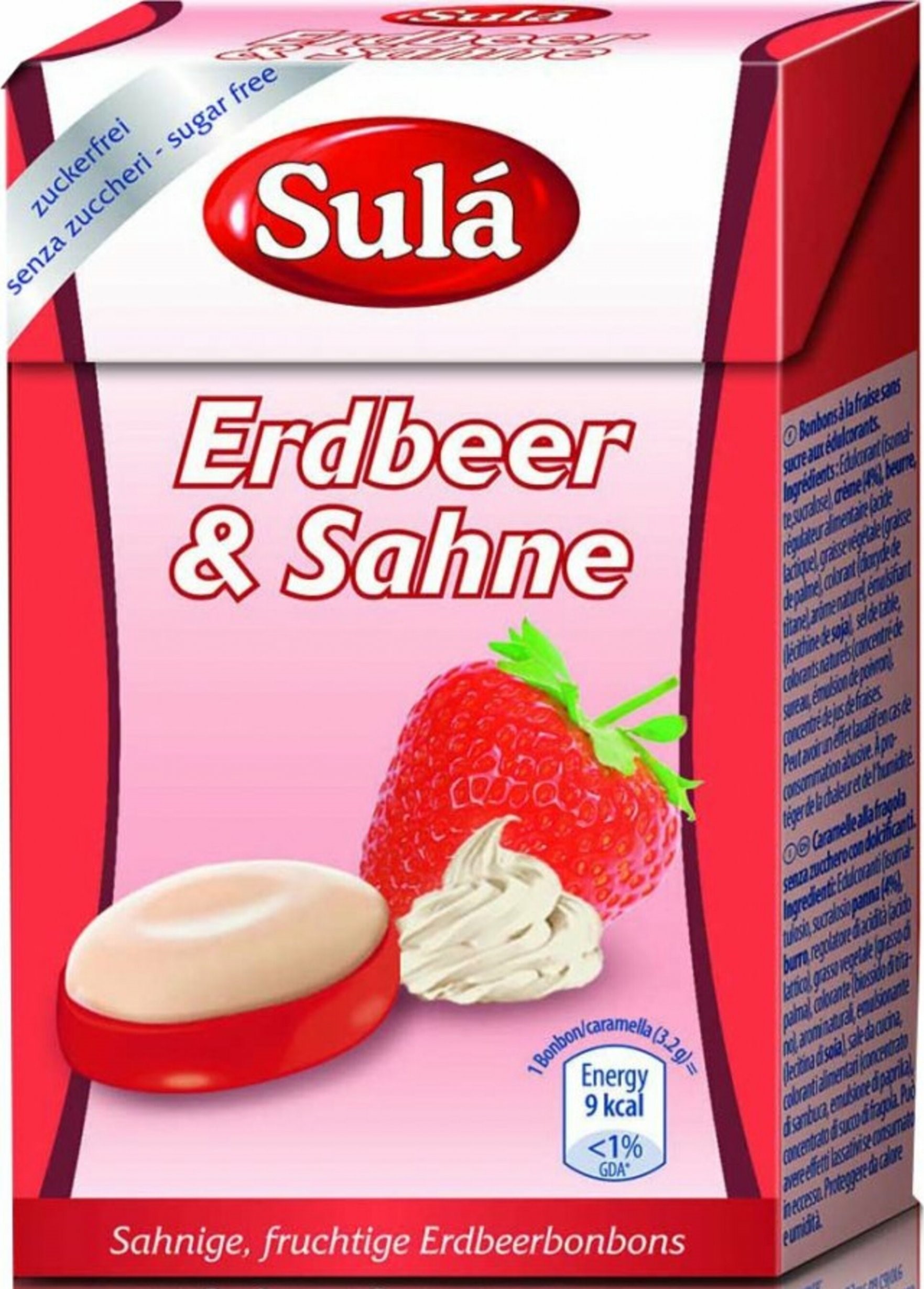 Sulá Bonbony bez cukru jahoda/smetana 44 g od 21 Kč - Zbozi.cz