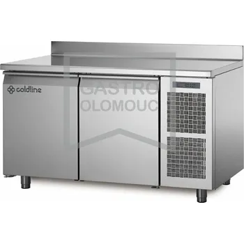 Coldline Mrazící stůl TA13/1B s deskou a zadním lemem Varianta: Mrazící stůl TA13/1B s deskou a zadním lemem