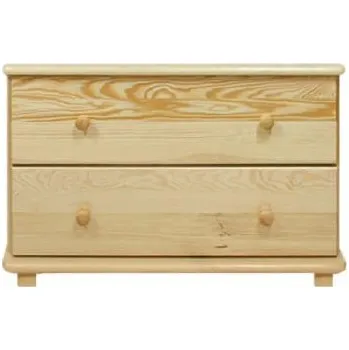 Ložnice ImportWorld Komoda Dana - v55 x š80 x h42 cm (Barva dřeva: Šedá)