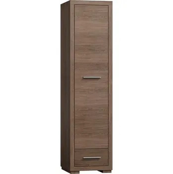 Šatní skříň Eoshop Šatní skříň 1-dveřová levá SEVAG S-36 (Barva dřeva: Santana-tmava)