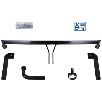 Tažné zařízení Oris tažné zařízení pevné včetně TowTec elektropřípojky 7pólové univerzální - SEAT LEON ST