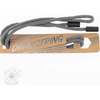 Šňůrka do kapuce s koncovkami 115 cm HEAD1 middle grey