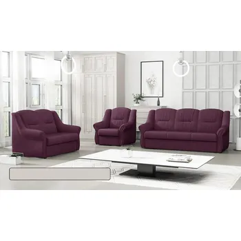 Sedací souprava Recenze Sedací souprava Aseco Bis 3 + 2 + 1 Crown 6 fialová