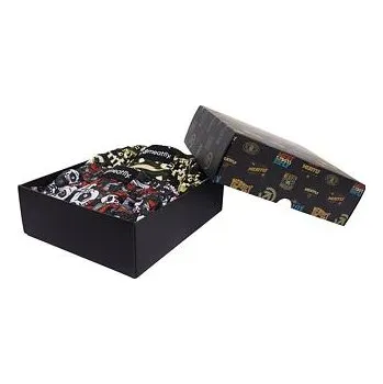 Trenýrky Meatfly pánské boxerky Agostino Graveyard Gift Pack | Černá | Velikost M