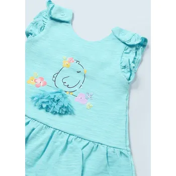 Oblečení a móda Mayoral šaty 1823 modré Velikost: 3 měsíce, barva: modrá