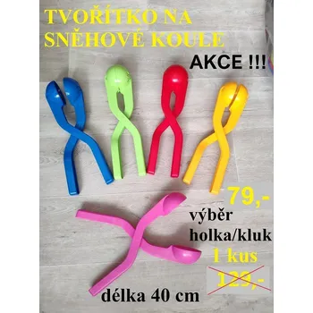 Vánoční ozdoba Tvořítko NA SNĚHOVÉ KOULE - KOULOVAČ - AKCE !!! - Modrá