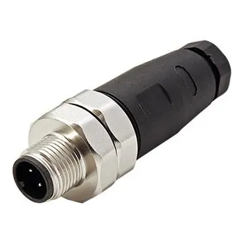 Elektrický konektor 11.50.2020 Průmyslový konektor M12 4pin (M), kód A, šroubovací