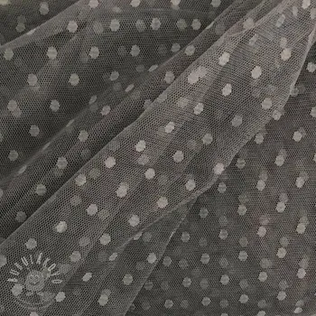 Tyl na TUTU SPOT dark grey