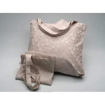 Taška starorůžová, Varianta Sára 790 (kytička - líc tmavá strana)