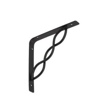 Tesařské kování Konzole se splétanou vzpěrou 150 x 150 mm černá, WPRP 150