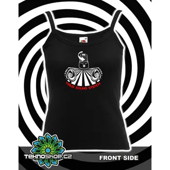 TEKNOSHOP Virus Sound System Heat Up tílko s potiskem dámské M černé