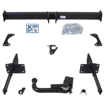 Tažné zařízení GDW tažné zařízení Odnímatelné včetně TowTec elektropřípojky 7pólové typová - MERCEDES-BENZ S-CLASS