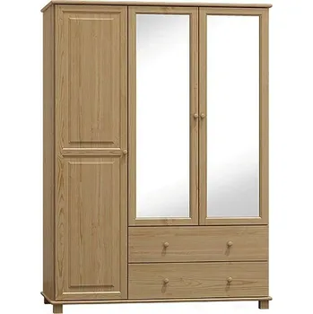 Nábytek ImportWorld Šatní skříň z masivu Alžběta s120 (Barva dřeva: Ořech)