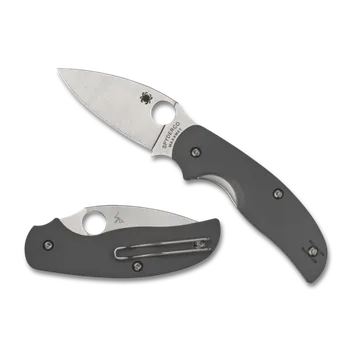 Pracovní nůž Spyderco Sage 1 Cool Gray Maxamet, zavírací nůž s klipem C123GPGY