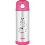 THERMOS Dětská termoska s brčkem - liška 0,47
