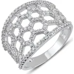 Lillian Vassago Prsten se zirkony z bílého zlata LLV22-GR007W Velikost prstenu: 56