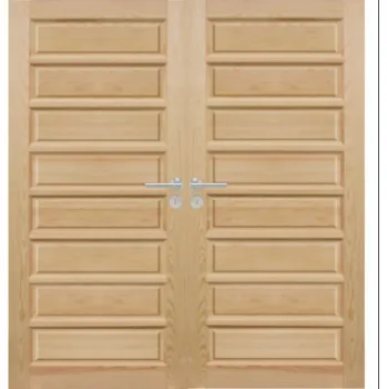 Interiérové dveře ArchoD Dvoukřídlé dřevěné dveře dýhované z borovice Tilda
