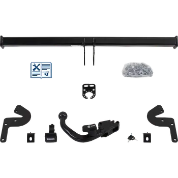 Tažné zařízení Brink tažné zařízení Odnímatelné včetně TowTec elektropřípojky 7pólové typová - CITROËN C4 CACTUS