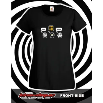 Dámské tričko TEKNOSHOP Black Sheep tekno tričko s potiskem dámské M černé