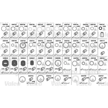 Nářadí pro automobil Sada na opravy těsnicích kroužků VALEO 509724