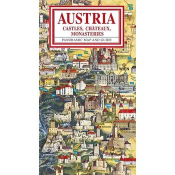 Rakousko / panoramatická mapa anglicky