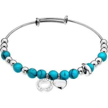 Náramek Hot Diamonds Ocelový náramek Emozioni Faux Turquiose DC132 + 2 měsíce na vrácení zboží