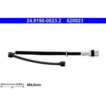 Autodíl Výstražný kontakt, opotřebení obložení ATE 24.8190-0023.2