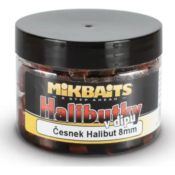 Mikbaits Halibutky v Dipu - Česnek/Halibut - 8mm/150ml