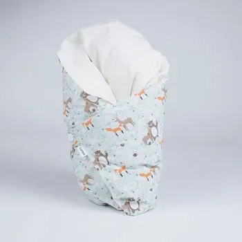 Zavinovačka Tulimese Náhradní povlak lesní partička smetanová VELIKOST NÁHRADNÉHO POVLAKU: POVLAK 80X80 CM