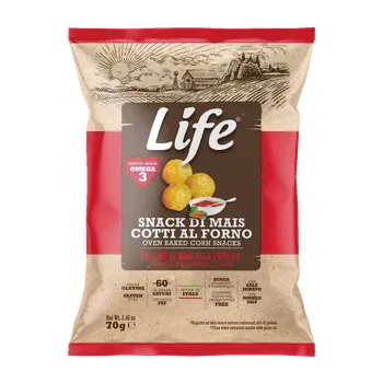 Life Snack Kukuřičné kuličky paprikové 70g
