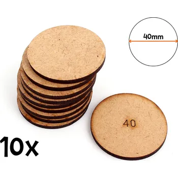 Příslušenství k deskovým hrám Kulaté podstavce pro figurky, 40mm