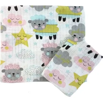 Sada plena a osuška ovečky na bílé | RTex