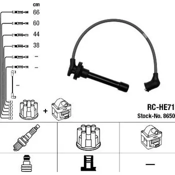 Zapalovací kabel Sada kabelů pro zapalování NGK 8650