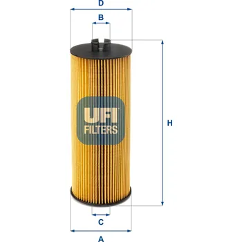 Olejový filtr Olejový filtr UFI 25.036.00