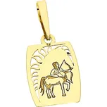 Goldstore Zlatý přívěsek znamení střelce Váha: 0.71 g