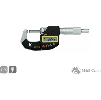 Digitální mikrometr 0-25 mm IP65 KMITEX