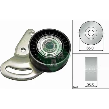 Napínací kladka, žebrovaný klínový řemen INA 531 0591 30