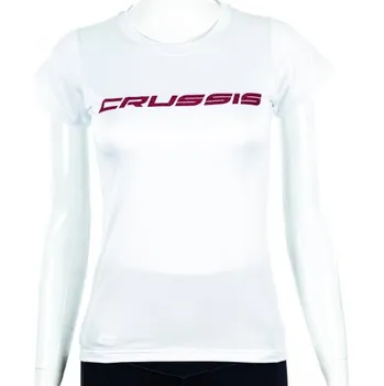 Dámská móda Dámské tričko Crussis white pink L