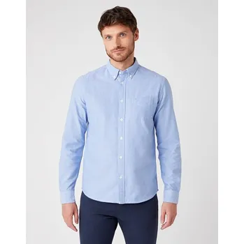 Pánská košile Košile Wrangler BUTTON DOWN LIMOGES BLUE Velikost: L